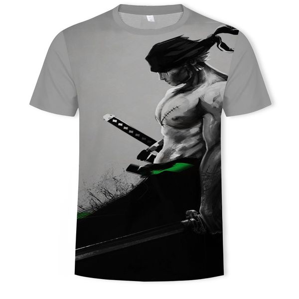 mens designer one piece suo long 3d digital printed round-neck short-sleeved t-shirt, White;black
mens designer one piece suo long 3d digital printed round-neck short-sleeved t-shirt, White;black