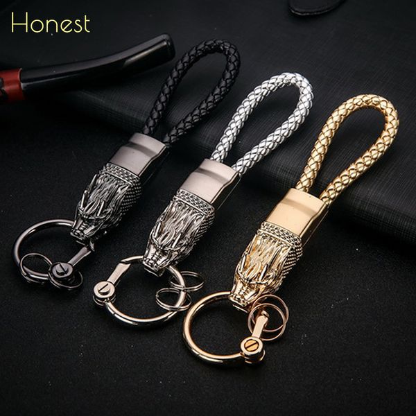 honest high-grade car keychain key ring gold black silver genuine leather rope jewelry creativity gift wholesale
honest high-grade car keychain key ring gold black silver genuine leather rope jewelry creativity gift wholesale