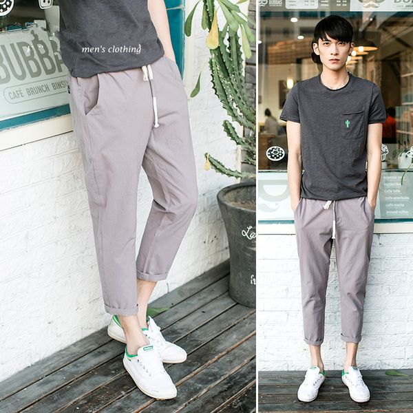 lawrenceblack cropped pants men 2019 summer cotton casual trousers male solid color thin hip hop streetwear fashion pants 1124, Black
lawrenceblack cropped pants men 2019 summer cotton casual trousers male solid color thin hip hop streetwear fashion pants 1124, Black