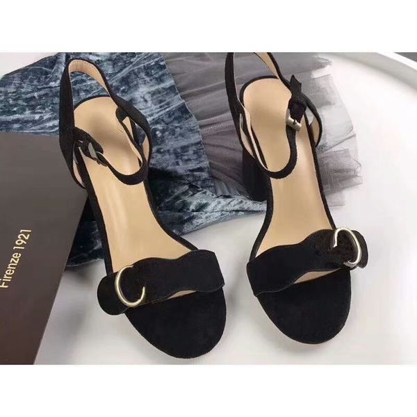 designer 2018 new luxury high heels leather suede heel brand sandal women woman summer sandals size 35-40 girls summer shoes t01, Black
designer 2018 new luxury high heels leather suede heel brand sandal women woman summer sandals size 35-40 girls summer shoes t01, Black
