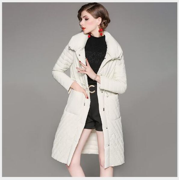 women's down & parkas women jacket 2021 winter long section slim fit snow parka female turn collar casual solid white duck coat, Black
women's down & parkas women jacket 2021 winter long section slim fit snow parka female turn collar casual solid white duck coat, Black