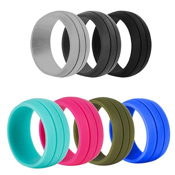 7pcs men women rubber silicone wedding ring band sport outdoor jewelry gift, Golden;silver
7pcs men women rubber silicone wedding ring band sport outdoor jewelry gift, Golden;silver