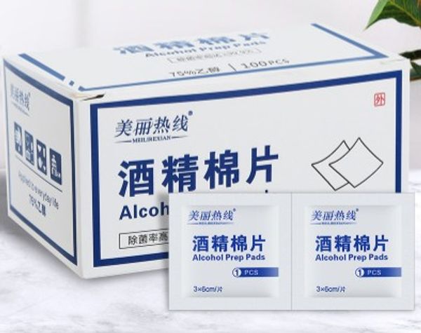 wholesale small packet sterile 75% alcohol wet wipes alcohol pred pad wet paper in stock 100pcs/box
wholesale small packet sterile 75% alcohol wet wipes alcohol pred pad wet paper in stock 100pcs/box