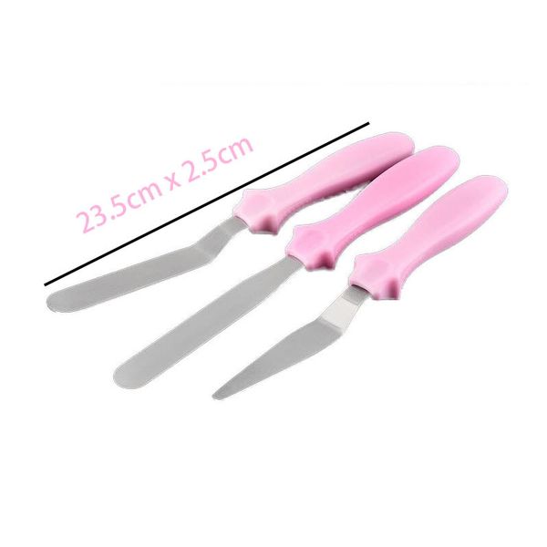 pink cake decorating turntable with icing smoother pastry spatula cream bag baking accessories set
pink cake decorating turntable with icing smoother pastry spatula cream bag baking accessories set