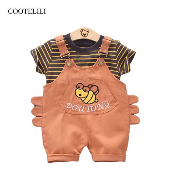 cootelili kids boys girls summer clothes toddler t-shirt shorts rompers 2pcs kids baby boys cute bee clothes sets, White
cootelili kids boys girls summer clothes toddler t-shirt shorts rompers 2pcs kids baby boys cute bee clothes sets, White