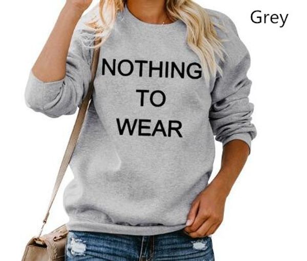 spring winter new style women sweatshirt nothing to wear letters printed funny women hoodies size s-2xl, Black
spring winter new style women sweatshirt nothing to wear letters printed funny women hoodies size s-2xl, Black