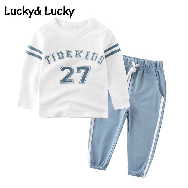 tracksuit for boys children clothing kids clothes sports suit for boys and girls striped and letter printed t-shirt and pants t200104, White
tracksuit for boys children clothing kids clothes sports suit for boys and girls striped and letter printed t-shirt and pants t200104, White