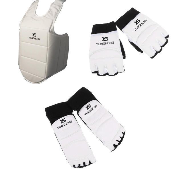 pu eva foot guards + gloves + chest guard for taekwondo karate boxing muay thai martial art, Black;blue
pu eva foot guards + gloves + chest guard for taekwondo karate boxing muay thai martial art, Black;blue