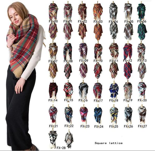 dhl women plaid scarves grid cashmere tassel wrap oversized check shawl winter neckerchief lattice square blanket scarf, Red;brown
dhl women plaid scarves grid cashmere tassel wrap oversized check shawl winter neckerchief lattice square blanket scarf, Red;brown