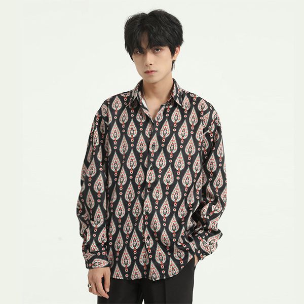 male japan korea streetwear fashion loose shirts men vintage print casual long sleeve shirt, White;black
male japan korea streetwear fashion loose shirts men vintage print casual long sleeve shirt, White;black