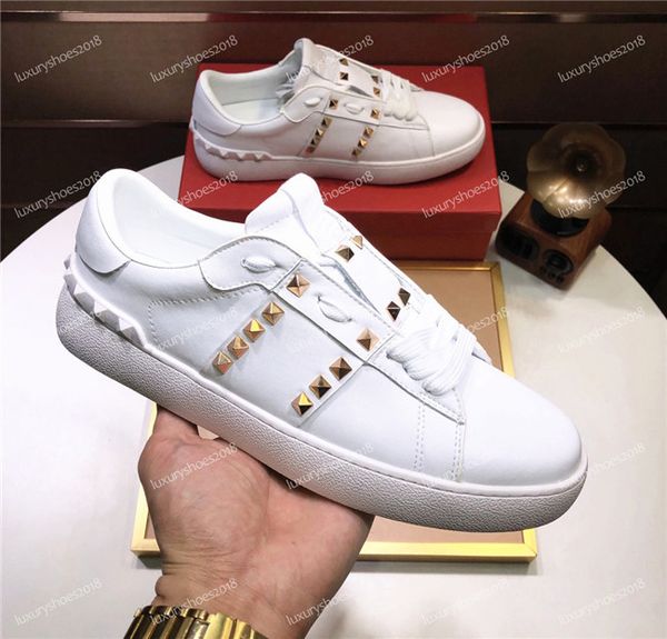 men comfort casual dress shoes sneaker lady metal spike luxury designer leather sneakers personality womens hiking walking chaussures, Black
men comfort casual dress shoes sneaker lady metal spike luxury designer leather sneakers personality womens hiking walking chaussures, Black