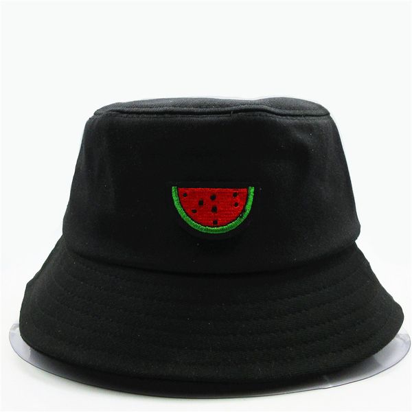 the new style red watermelon embroidery bucket hat fisherman hat outdoor travel sun cap hats for child men and women 130
the new style red watermelon embroidery bucket hat fisherman hat outdoor travel sun cap hats for child men and women 130
