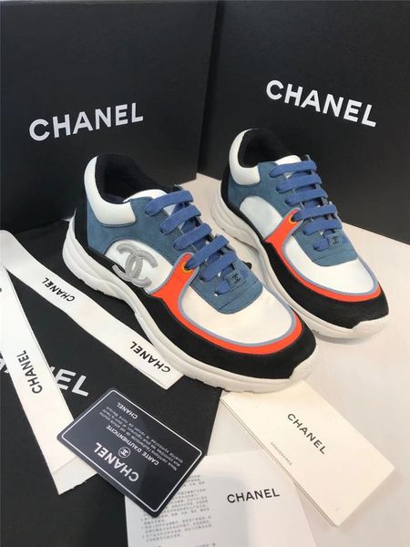 casual shoes comfort women and men sneakers casual leather shoes men women sneakers with box size 35-45, Black