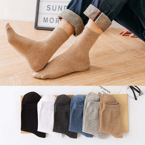 10pieces = 5 pairs new men socks men winter warm pure color harajuku long cotton socks business casual crew, Black
10pieces = 5 pairs new men socks men winter warm pure color harajuku long cotton socks business casual crew, Black