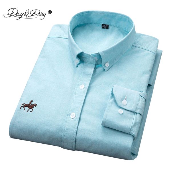 davydaisy cotton oxford men shirt turn down collar long sleeved solid print casual brand clothing male shirt ds148, White;black
davydaisy cotton oxford men shirt turn down collar long sleeved solid print casual brand clothing male shirt ds148, White;black