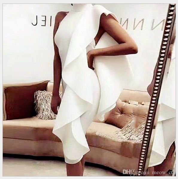 волан одно плечо облегающее платье 2018 новый рукавов молния bodycon короткое платье рябить обычная женщина платье, Black
волан одно плечо облегающее платье 2018 новый рукавов молния bodycon короткое платье рябить обычная женщина платье, Black