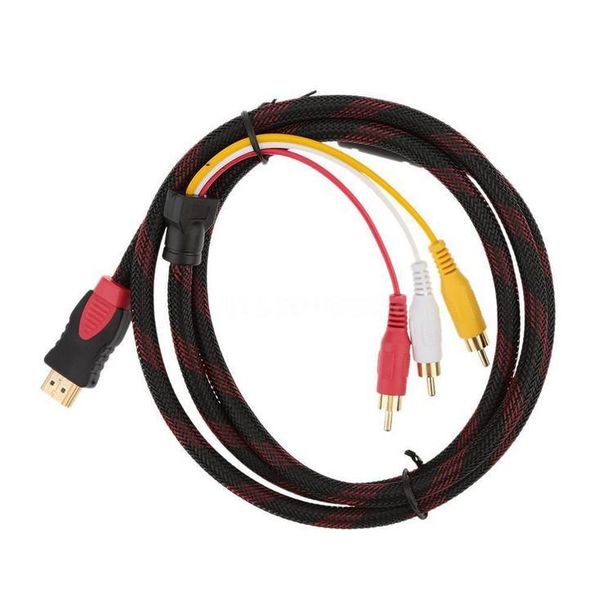 5Ft 1.5M HDMI Мужской вход для 3 RCA Plug Видео Аудио AV-кабель Адаптер Конвертер Разъем 1 шт.
5Ft 1.5M HDMI Мужской вход для 3 RCA Plug Видео Аудио AV-кабель Адаптер Конвертер Разъем 1 шт.