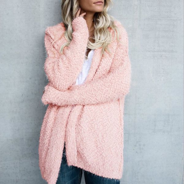 new arrival women autumn cardigan hooded loose long sleeves winter female coat sweater, Black;brown
new arrival women autumn cardigan hooded loose long sleeves winter female coat sweater, Black;brown