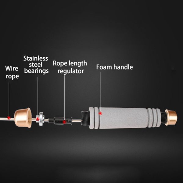 fitness skipping rope steel wire bearing weight-loss jump rope not weighted fast jumping single 
fitness skipping rope steel wire bearing weight-loss jump rope not weighted fast jumping single