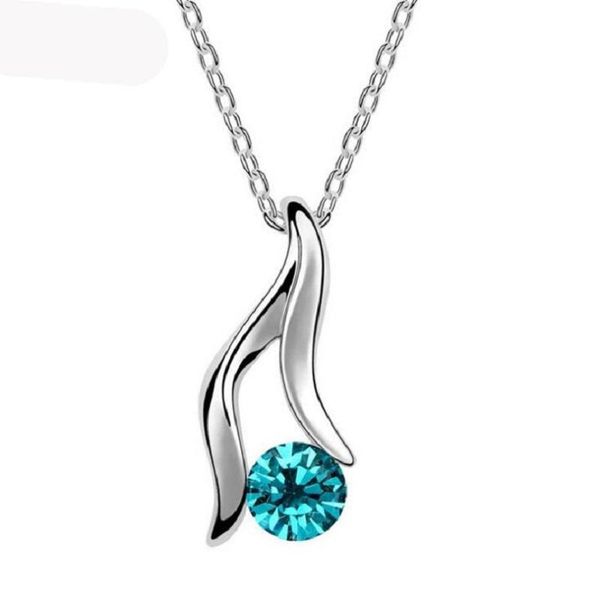 2020crystal pendant necklace infinity chain collares made with austrian crystals for women choker ing, Silver
2020crystal pendant necklace infinity chain collares made with austrian crystals for women choker ing, Silver