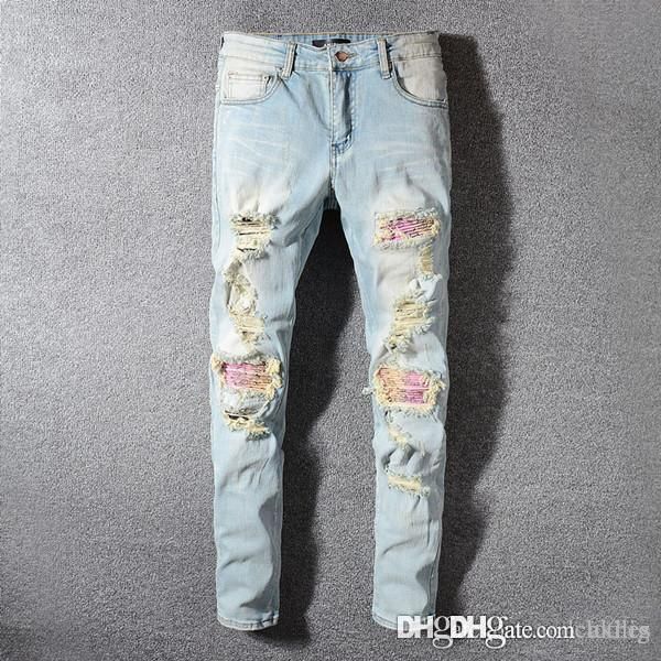 2019 mens designer pants new style casual skinny sweatpants mens designer jeans drop crotch jogging pants mens jeans designer jeans, Blue
2019 mens designer pants new style casual skinny sweatpants mens designer jeans drop crotch jogging pants mens jeans designer jeans, Blue