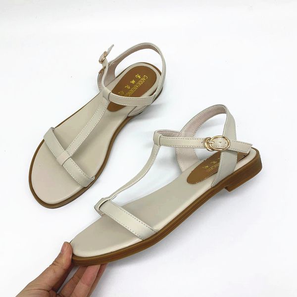women flat sandals genuine cow leather summer new ladies new flat sandal casual woman white gold black comfortable shoes
women flat sandals genuine cow leather summer new ladies new flat sandal casual woman white gold black comfortable shoes