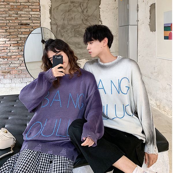winter new sweater men warm fashion wash casual o-neck sweater pullover man streetwear hip-hop loose hole male clothes, White;black
winter new sweater men warm fashion wash casual o-neck sweater pullover man streetwear hip-hop loose hole male clothes, White;black
