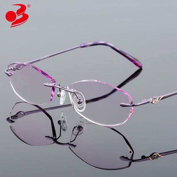 with cut-edge myopia frame finished women's ultra light frameless frame anti-blue glasses myopia glasses, Silver
with cut-edge myopia frame finished women's ultra light frameless frame anti-blue glasses myopia glasses, Silver