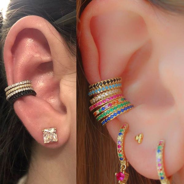 new 100% silver mix rainbow cz ear cuff stack small sized 925 silver stack fashion pave sparking simple no piercing earring
new 100% silver mix rainbow cz ear cuff stack small sized 925 silver stack fashion pave sparking simple no piercing earring
