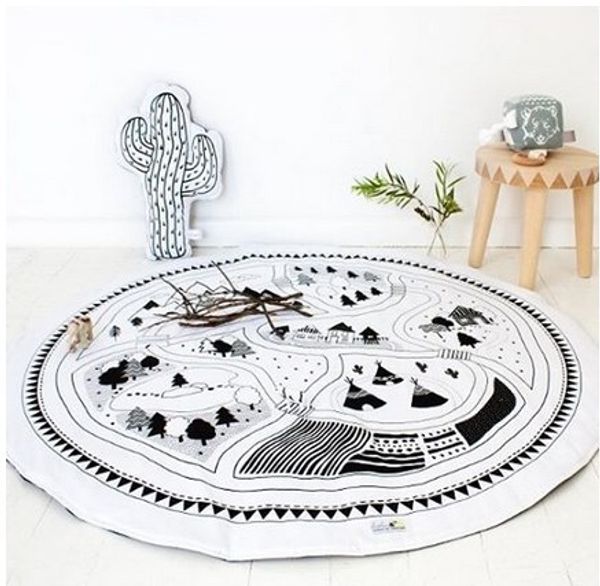 cartoon map baby play mats pad toddler kids crawling blanket round carpet rug toys mat for children room decor
cartoon map baby play mats pad toddler kids crawling blanket round carpet rug toys mat for children room decor