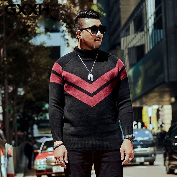 gxxh mens oversize sweater big size autumn winter new men pullovers turtleneck sweaters knitting male black red contrast sweater, White;black
gxxh mens oversize sweater big size autumn winter new men pullovers turtleneck sweaters knitting male black red contrast sweater, White;black