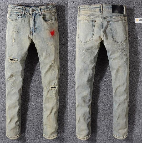 fashion brand mens designer new trend men pants casual comfortable classic man pop jeans, Blue
fashion brand mens designer new trend men pants casual comfortable classic man pop jeans, Blue