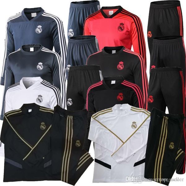 new 2019 madrid training suit 19 20 marseilles mbappe griezmann soccer tracksuit sets higuain lukaku dybala pogba football jacket, Black
new 2019 madrid training suit 19 20 marseilles mbappe griezmann soccer tracksuit sets higuain lukaku dybala pogba football jacket, Black