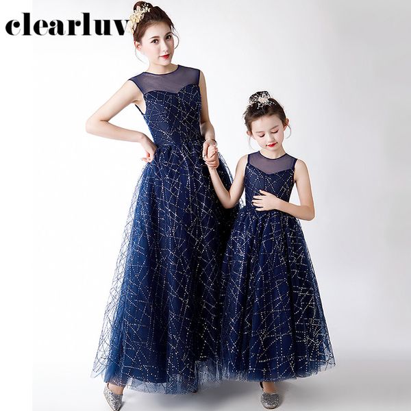 parent-child wear db106 a-line navy blue evening dress shiny sequin formal party gown o-neck sleeveless mom and daughter dresses, White;black
parent-child wear db106 a-line navy blue evening dress shiny sequin formal party gown o-neck sleeveless mom and daughter dresses, White;black