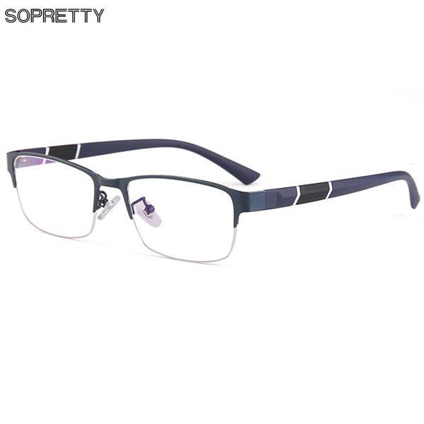 male titanium alloy business glasses frames, tr90 temple half frame men's hyperopia presbyopia optical glasses frame, Black
male titanium alloy business glasses frames, tr90 temple half frame men's hyperopia presbyopia optical glasses frame, Black
