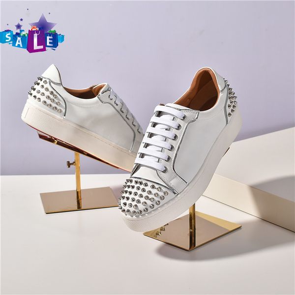 wholesale new spike krystal sock donna flat 30mm height white snow black mat version loubi silver sneakers
wholesale new spike krystal sock donna flat 30mm height white snow black mat version loubi silver sneakers