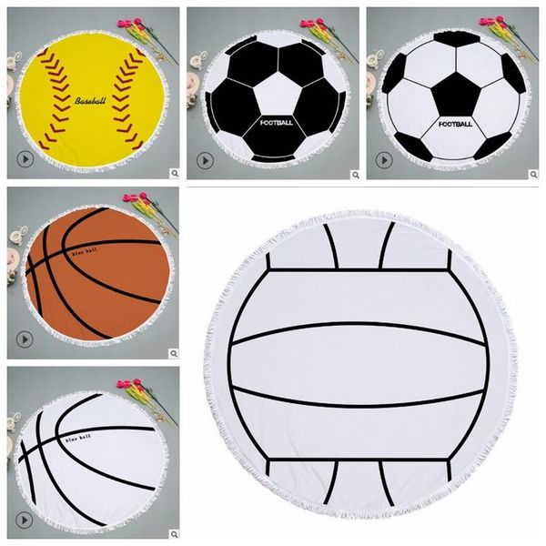 ten kinds of style round sports towel baseball football beach blankets towels summer tassel tapestry polyester bath towel picnic rugs yoga88
ten kinds of style round sports towel baseball football beach blankets towels summer tassel tapestry polyester bath towel picnic rugs yoga88