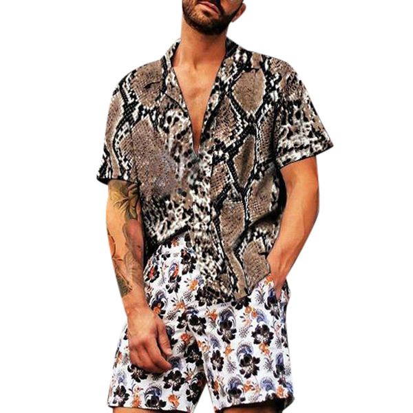 2019 men summer hawaiian shirts blouse hawaiiancasual striped snake print shirts short-sleeve shirt beach blouses, White;black
2019 men summer hawaiian shirts blouse hawaiiancasual striped snake print shirts short-sleeve shirt beach blouses, White;black