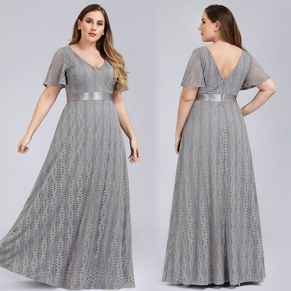 party dresses grey floral evening for women a-line v-neck floor-length lace elegant formal 2021, White;black
party dresses grey floral evening for women a-line v-neck floor-length lace elegant formal 2021, White;black