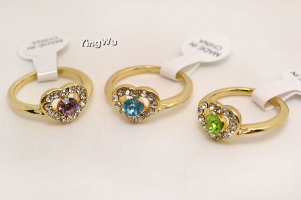 yingwu 30pcs wholesale ring bulk lots jewelry fashion gold color womens ring heart rhinestone wedding rings, Slivery;golden
yingwu 30pcs wholesale ring bulk lots jewelry fashion gold color womens ring heart rhinestone wedding rings, Slivery;golden