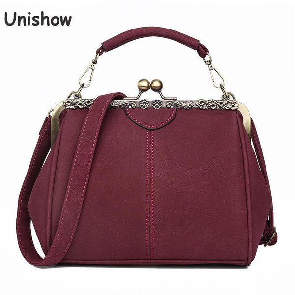 unishow vintage shoulder bags women matte pu leather clip women messenger bag small brand designer female handbag ladies sac
unishow vintage shoulder bags women matte pu leather clip women messenger bag small brand designer female handbag ladies sac