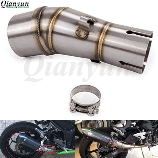 motorcycle exhaust middle pipe stainless steel muffler middle section for z250 08-15 ninja300 13-16 ninja250r 08-12
motorcycle exhaust middle pipe stainless steel muffler middle section for z250 08-15 ninja300 13-16 ninja250r 08-12