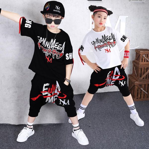 children's short sleeve sweatshirt clothes set girl jazz dance costumes summer boys hip-hop performance clothes sports t-shirt shorts 2, White
children's short sleeve sweatshirt clothes set girl jazz dance costumes summer boys hip-hop performance clothes sports t-shirt shorts 2, White