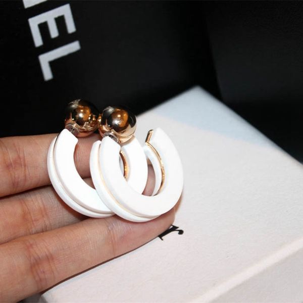 big circle stud earrings for women letter c acrylic earring crystal wedding chic earrings, Golden
big circle stud earrings for women letter c acrylic earring crystal wedding chic earrings, Golden