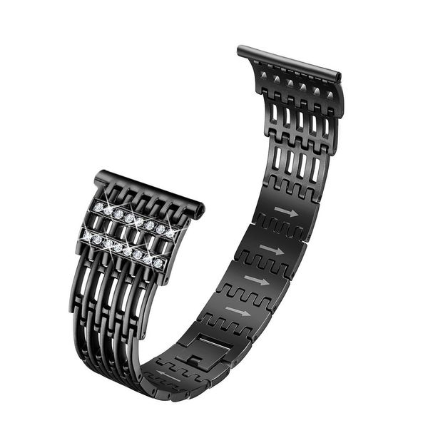 stainless steel strap for versa bracelet wrist band smart accessories elegant watch band replacement with rhinestone, Black;brown
stainless steel strap for versa bracelet wrist band smart accessories elegant watch band replacement with rhinestone, Black;brown