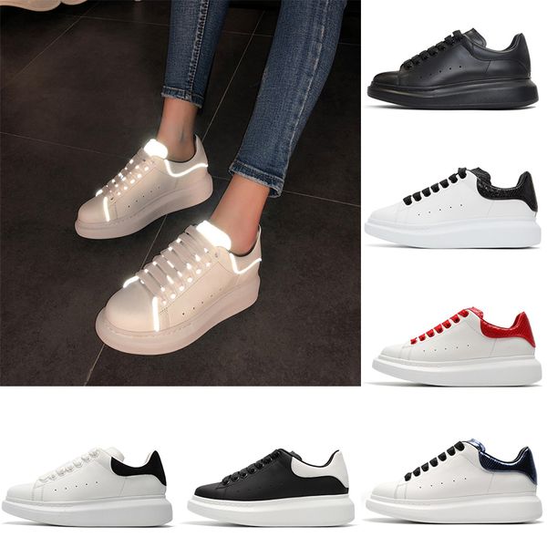 2019 Designer Casual Shoes Platform 3M reflective fashion luxury men women white black gray red leather sneakers Chaussures mens trainers
2019 Designer Casual Shoes Platform 3M reflective fashion luxury men women white black gray red leather sneakers Chaussures mens trainers