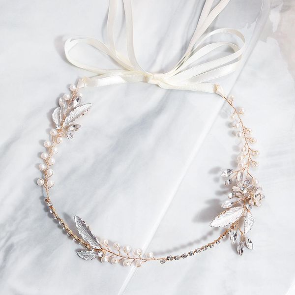 simple gold leaf women headband rhinestone bridal hair vine pearls jewelry handmade wedding accessories hair piece, Golden;white
simple gold leaf women headband rhinestone bridal hair vine pearls jewelry handmade wedding accessories hair piece, Golden;white