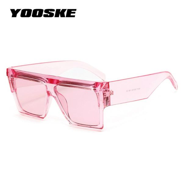 yooske oversized square sunglasses women flat clear blue pink sun glasses men brand retro big frame eyewear uv400, White;black
yooske oversized square sunglasses women flat clear blue pink sun glasses men brand retro big frame eyewear uv400, White;black