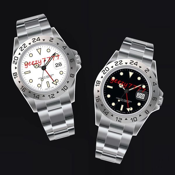 2 colors mens vintage watches master 40mm explorer 16570 red hand mechanical automatic movement ss 316l luxury watch wristwatch, Slivery;brown
2 colors mens vintage watches master 40mm explorer 16570 red hand mechanical automatic movement ss 316l luxury watch wristwatch, Slivery;brown
