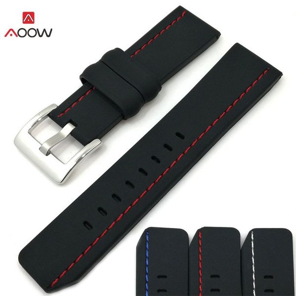 aoow silicone men sport watchband diving waterproof replacement watchbands strap bracelets watch accessories 22mm 24mm 26mm, Black;brown
aoow silicone men sport watchband diving waterproof replacement watchbands strap bracelets watch accessories 22mm 24mm 26mm, Black;brown